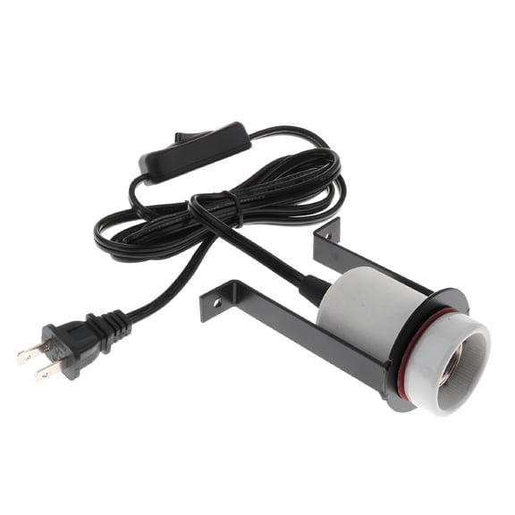 HIBIBUD Ceramic Heat Lamp, Heat Brooder Lamp Bulb Holder Heater Reptile Chicken Turtle