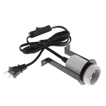 HIBIBUD Ceramic Heat Lamp, Heat Brooder Lamp Bulb Holder Heater Reptile Chicken Turtle