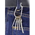 thumbnail image 4 of Key Klipz Heart-Keyring/Carabiner, Brushed Finish, 4 of 5