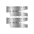thumbnail image 1 of 2Pack TR 29° T Angle Sample Gauge, Screw Thread Gauge Gage Tool Grinding Stainless Steel Cutting Tools, 1 of 8