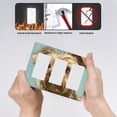 thumbnail image 4 of Cute Doggie Switch Cover Decorative Wall Plate 3-Gang Standard Size, 4 of 5