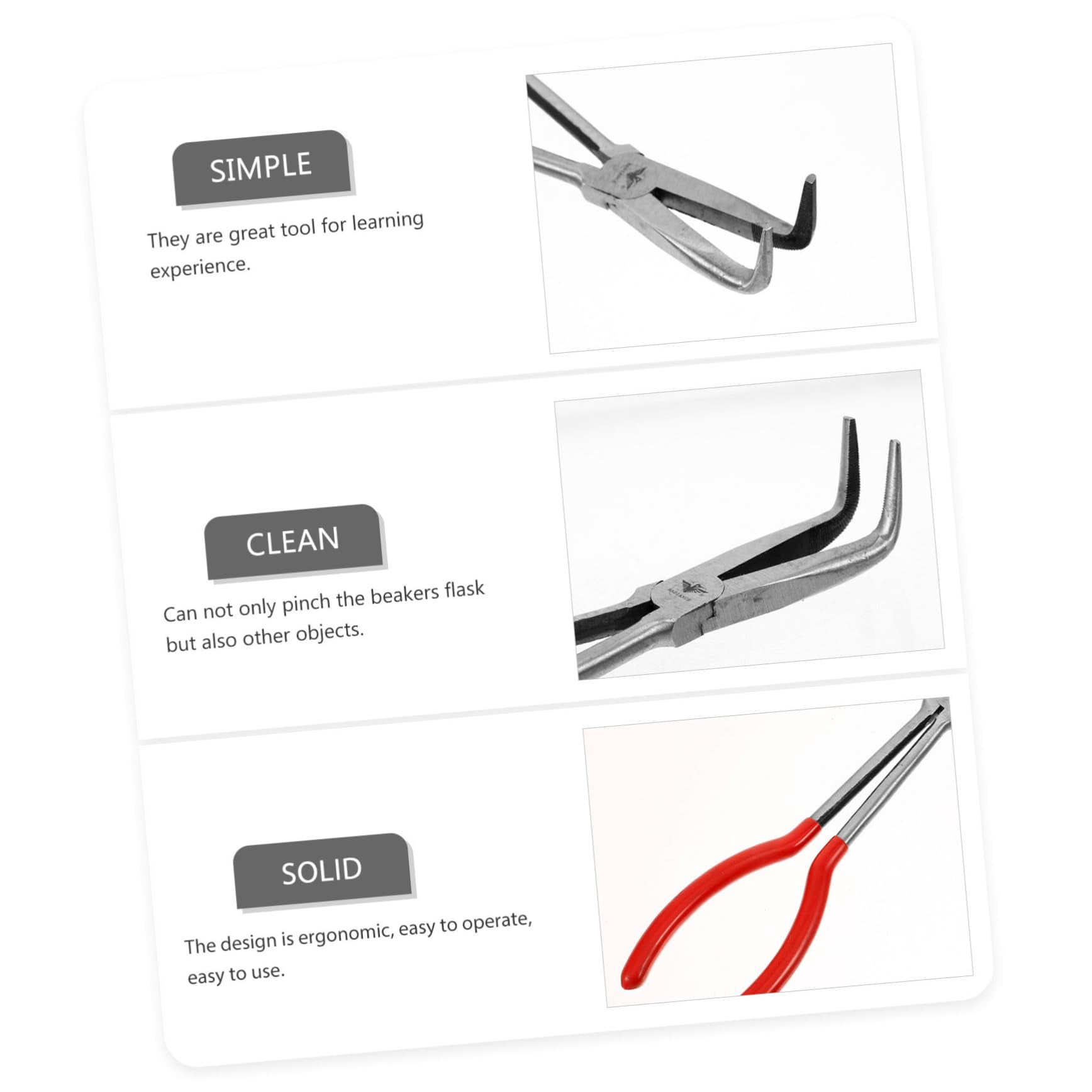 6 Piece Jewelry Melting & Casting Kit - Ceramic Crucibles, Melting Bowl, Crucible Tongs, Curved Tip Pliers, Square Soldering Board for Gold Silver Smelting & Jewelry Making