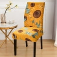 thumbnail image 5 of Full Cover Stretch Chair Slipcover, 4-Season Polyester Protector for Dining Home, Washable 20x21in, 5 of 6