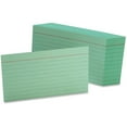 thumbnail image 2 of Oxford, OXF7321GRE, Colored Ruled Index Cards, 100 / Pack, 2 of 2
