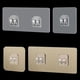 thumbnail image 2 of 10/20PCS Thickened Acrylic Double Hook Non-Marking Adhesive Shelf Strong Multi-Functional Home Wall Hooks, 2 of 3