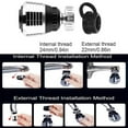 thumbnail image 4 of For 360° Faucet Extender Sprayer Sink Spray Kitchen Tap Head Water Saving Aerator, 4 of 9
