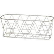 Better Homes & Gardens Steel Large Satin Bathroom Wire Storage Basket, 1 Each