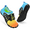 Blueyellow, variant on Barerun Kids Water Shoes Boys Girls Barefoot Aqua Socks Quick Dry Breathable Sports Aqua Athletic Sneakers Wide Toe Adjustable Lightweight Beach Swim Pool Shoes