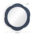 thumbnail image 2 of Zeva Blue Wall Mirror, 2 of 6