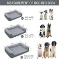 thumbnail image 7 of WATANIYA PET Orthopedic Dog Sofa Bed, Non Slip Pet Couch Bed with Removable Washable Cover, Grey, 7 of 7