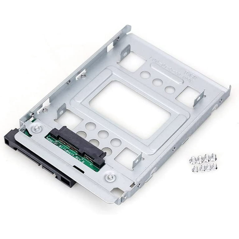 2.5" SSD To 3.5" SATA Hard Disk Drive HDD Adapter Caddy Tray Cage Hot Swap Plug Converter Bracket Compatible with All The 3.5" SATA/SAS Drive Caddie Trays for HP Dell IBM