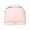 A004- Pink, variant on Makeup Organizer | Two Compartment Faux Leather Travel Makeup Bag for Women, Water Resistant Travel Toiletry Organizer, 9X6X5 in