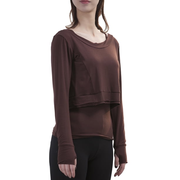 Conjunto de camisola de 2 piezas con top corto y tirantes finos de modal suave para mujer