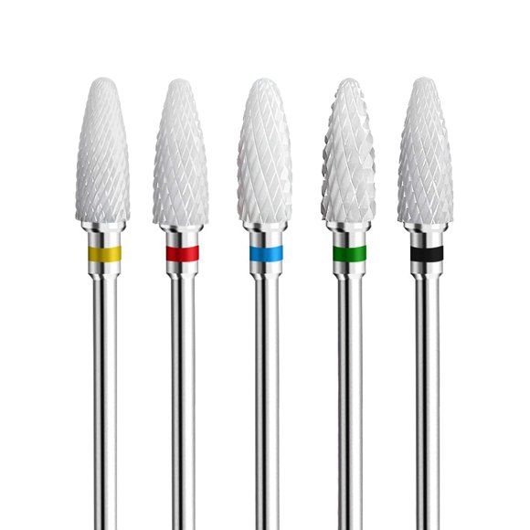 Juego de brocas de cerámica para uñas FANTEXY Corn Shape (5 unidades)