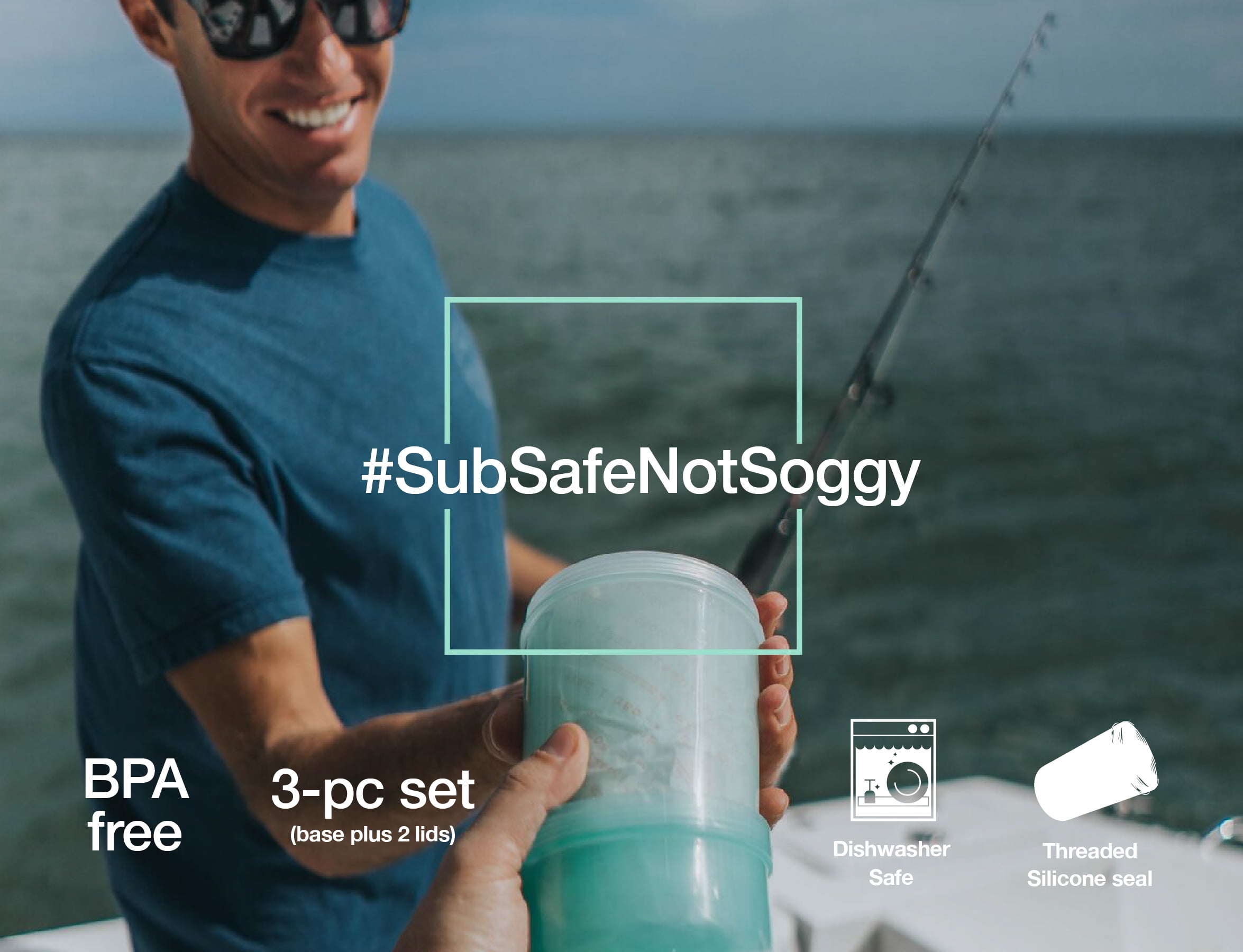 SubSafe SubSafe Sub Sandwich Food Storage Container