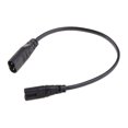 thumbnail image 1 of Iec 320 2-pin C7 Female To C8 Male Figure 8 Power Adapter Extension Cable 30cm, 1 of 5