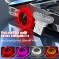 thumbnail image 3 of Wmool Mini Neon Lamp Bulbs USB LED Car Interior Atmosphere Ambient Light, 3 of 8