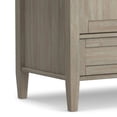 thumbnail image 5 of Simpli Home Warm Shaker 47 inch Wide Solid Wood TV Stand in Distressed Grey For TVs up to 50 inches, 5 of 11