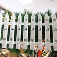 thumbnail image 7 of Jwshufel 20 Pack Christmas Tree Fence Christmas Decorations Decorative Fence Plastic Easy Install Reusable Indoor Spaces Such As Shopping Malls Home Offices Hotels Festive Mood 11.8In White, 7 of 7