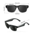 thumbnail image 4 of Smart Wireless Sunglasses, Lossless HD Resilient Frame ABS PC Smart Sunglasses  for Fishing, 4 of 7