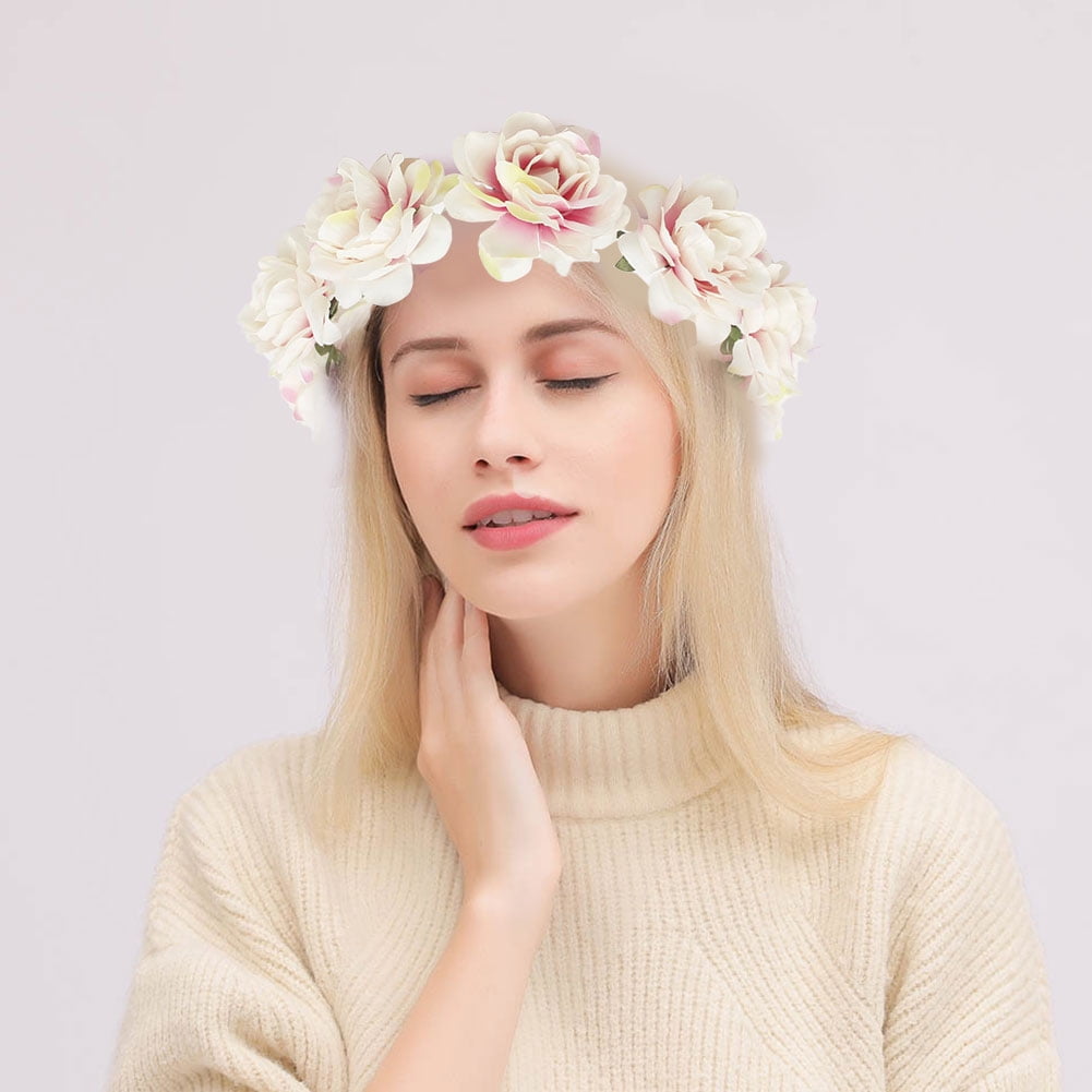 flower garland headband