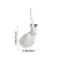 thumbnail image 3 of NWOKYZGH 1Pc forest Animals Ornaments Woodland Animal Faux Fur Plush Xmas Tree Hanging Ornaments Family Educational Playset for Gift Christmas Birthday Party Supplies, 3 of 9