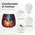 thumbnail image 4 of Pofeuu Red And Blue Fire Cloud Dragon Print Women's Athletic Shorts Running Workout Shorts Tummy Control Quick Dry Gym Shorts with Pockets Double layer sports shorts-X-Large, 4 of 7