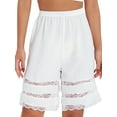 thumbnail image 2 of Cenuakty Women Lounge Shorts, Elastic Waist Lace Patchwork Loose Summer Pajama Shorts Sleepwear, 2 of 9