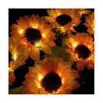 thumbnail image 3 of Luz solar para césped de jardín exterior con girasoles Luz solar impermeable para caminos de flores para decoración de patios, 3 of 5