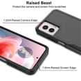 thumbnail image 3 of For Motorola Moto G Power 5G 2024 Phone Case with Tempered Glass Screen Protector, Ebizware Shockproof Case for Moto G Power 5G 2024, Military Grade Heavy Duty Protection Rugged Cover, Black, 3 of 11