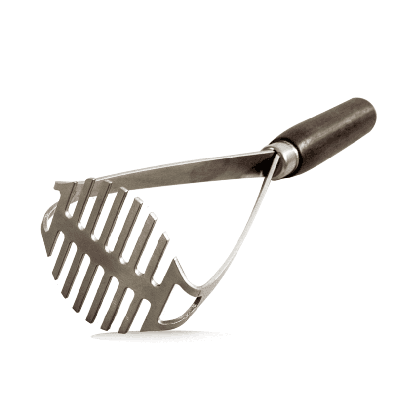 Lamson Walnut 8.5" Grandma's Stainless Steel Mini Potato Masher