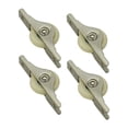 thumbnail image 4 of simhoa 4 Pieces Window Pulley Spare Parts Iron Sliding Door Wheels Kitchen Fittings small white, 4 of 8