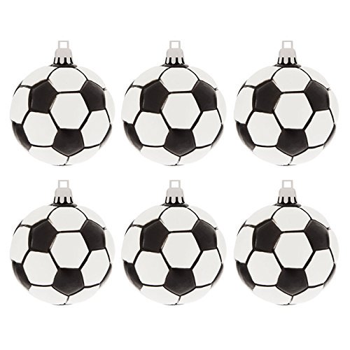 Matte Soccer Ball Ornaments Christmas Tree Decoration