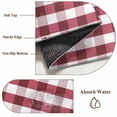 thumbnail image 6 of Round Rugs 5Ft, Red Checkered Round Area Rug Washable Indoor Throw Carpet, Farmhouse Red and White Buffalo Plaid Soft Non Slip Circle Rug for Cabinet Bathroom Home Decor Aesthetic, 6 of 8