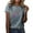 Gray, variant on Fesfesfes Women Tops Women Casual T-shirt Printed Round Neck Short Sleeve Pullover Blouse Tops Short Sleeve Undershirt for Women 2XL(US:12)
