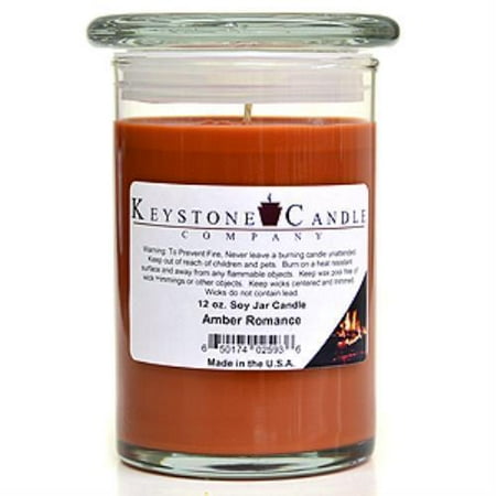 Romance Soy Candle - Mad12S-AmbRom Amber Romance Soy Jar Candle 12 oz Madison