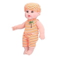 thumbnail image 4 of Herwey Poupée Interactive Bébé Corps en Vinyle Doux Poupée Nouveau-Né Simulation Poupée Bébé Orange, Poupée Interactive Bébé, Poupée Bébé, 4 of 8