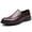 Dark Brown, variant on Men'S Stylish Brown Loafers - Casual Slip-On Shoes All-Season Comfort, Casual Footwear | Stylish Loafers | with Round Toe, Microfiber Upper, Rubber Sole,  Comfortable Footwear