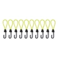 thumbnail image 1 of koolsoo 10Pcs Bungee Cord Outdoor Elastic Rope for Tarps Camping Accessories Outdoor Yellow, 1 of 9