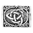 thumbnail image 2 of 81stgeneration Unisex 925 Sterling Silver Celtic Triple Knot Braid Beard Dreadlock Hair Bead Tube, 2 of 5