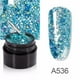 thumbnail image 1 of Esmalte de uñas en gel transparente para esculpir uñas, con purpurina de diamante, 8 colores brillantes, ideal para manicura, 5 ml., 1 of 3