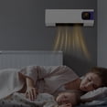 thumbnail image 3 of Calentador de Espacio Eléctrico, Calentador de Pared Eléctrico de Doble Uso para Baña, Calentador de Baedo Con Control Remoto Con Viento Nature, Viento Cálido, Ahorro de, 3 of 7