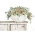 thumbnail image 3 of Jacobs, Cindy 24x19 Black Modern Framed Museum Art Print Titled - Fall Floral Pumpkin (white), 3 of 5