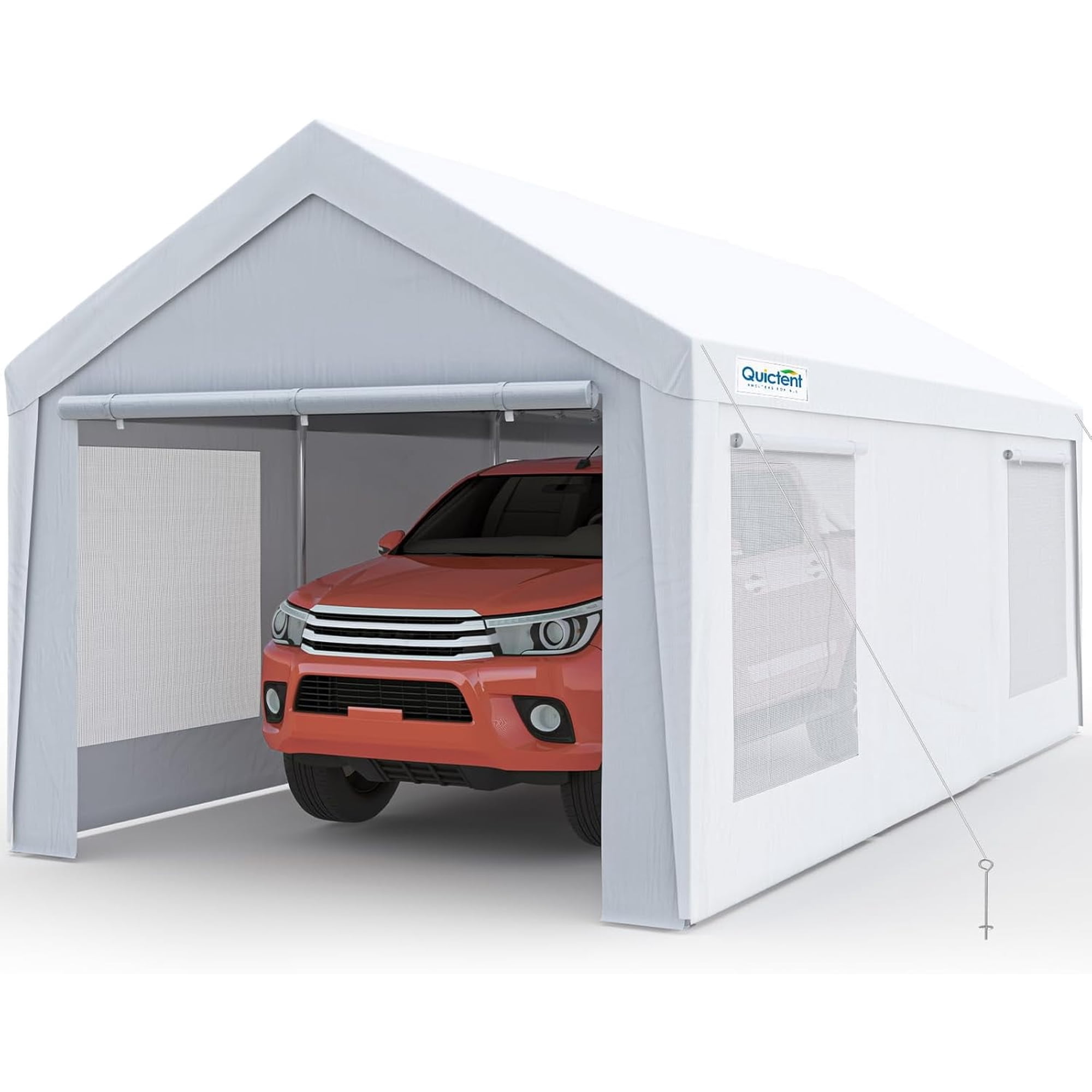 Quictent 10x20 Heavy Duty Carport Canopy Shed, $230 (was $357)