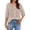 #03Beige, variant on Cotton Linen Shirts for Women Trendy Retro Embroidered 3/4 Sleeve Boho Blouse Dressy Casual Bohemian Tops Loose Tunics Blue L