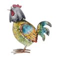 thumbnail image 1 of Colorida de gallo escultura de hierro arte estatua de Animal para estante de gabinete de Sunnimix estatua de estatuilla de gallo, 1 of 8