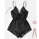 thumbnail image 3 of Gibobby Lencería para sexo Ropa de dormir Lencería Sexy Empalme Bodydoll Encaje Body Chica V-cuello Mujeres Íntimos(Negro, XXXL), 3 of 4