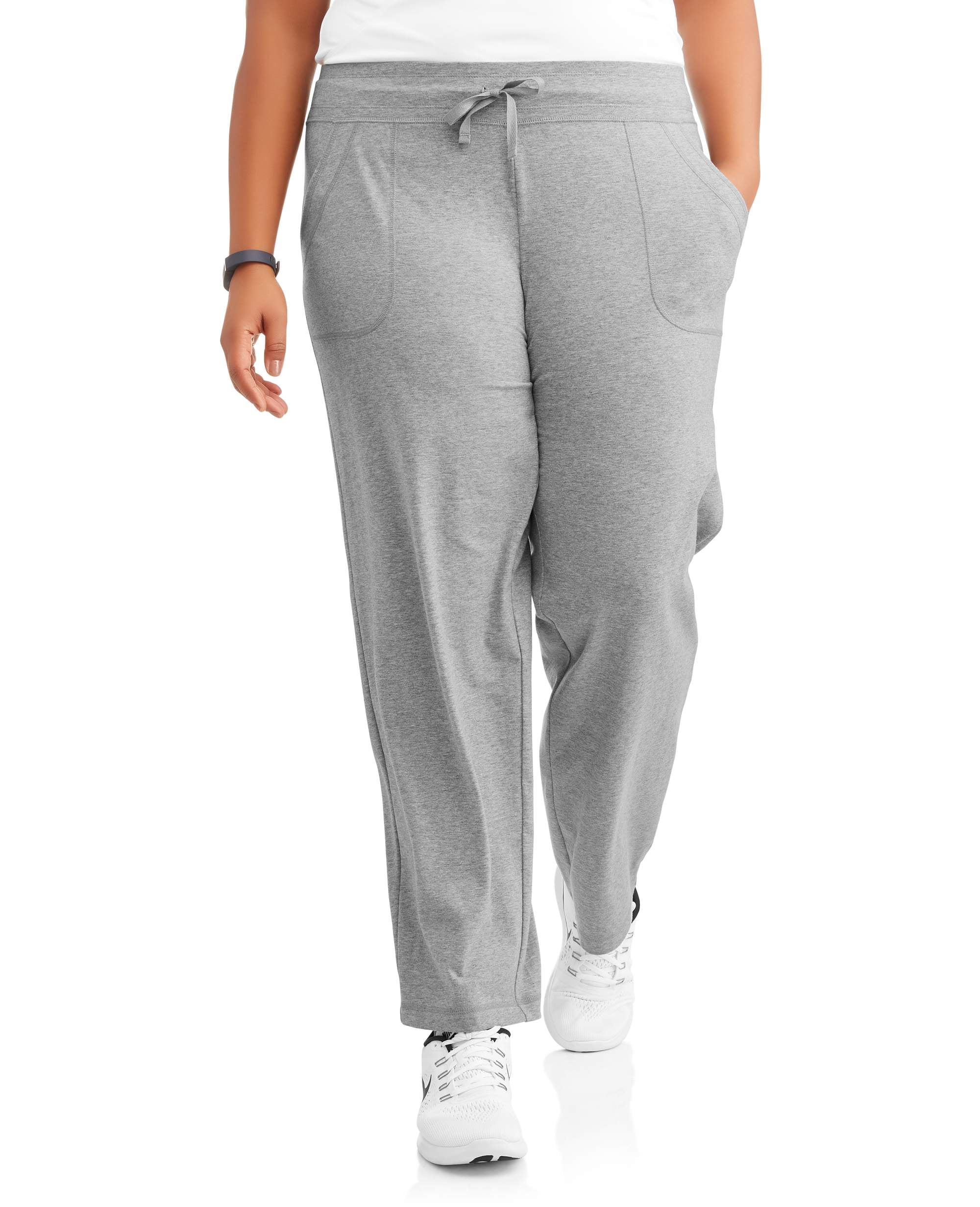 athletic works women's knit lounge pant with pockets