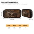 thumbnail image 5 of Kuiaobaty Wolf Pattern Backpack Set 3 Pcs for Boys Girls 17 Inch Bookbags Shoulder Lunch Bag and Pen Case Bag Students School Bag Packs Satchel Laptop Bags, 5 of 7