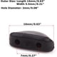 thumbnail image 2 of Accesorios para Gafas 2Pair Reemplazo de dos agujeros Plug in Nose Pads para Gafas de sol Cómodo, hermoso y duradero., 2 of 4